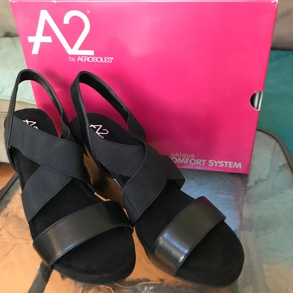 A2 By Aerosoles Shoes - A2 by Aerosoles Lotus Plush Black 9M